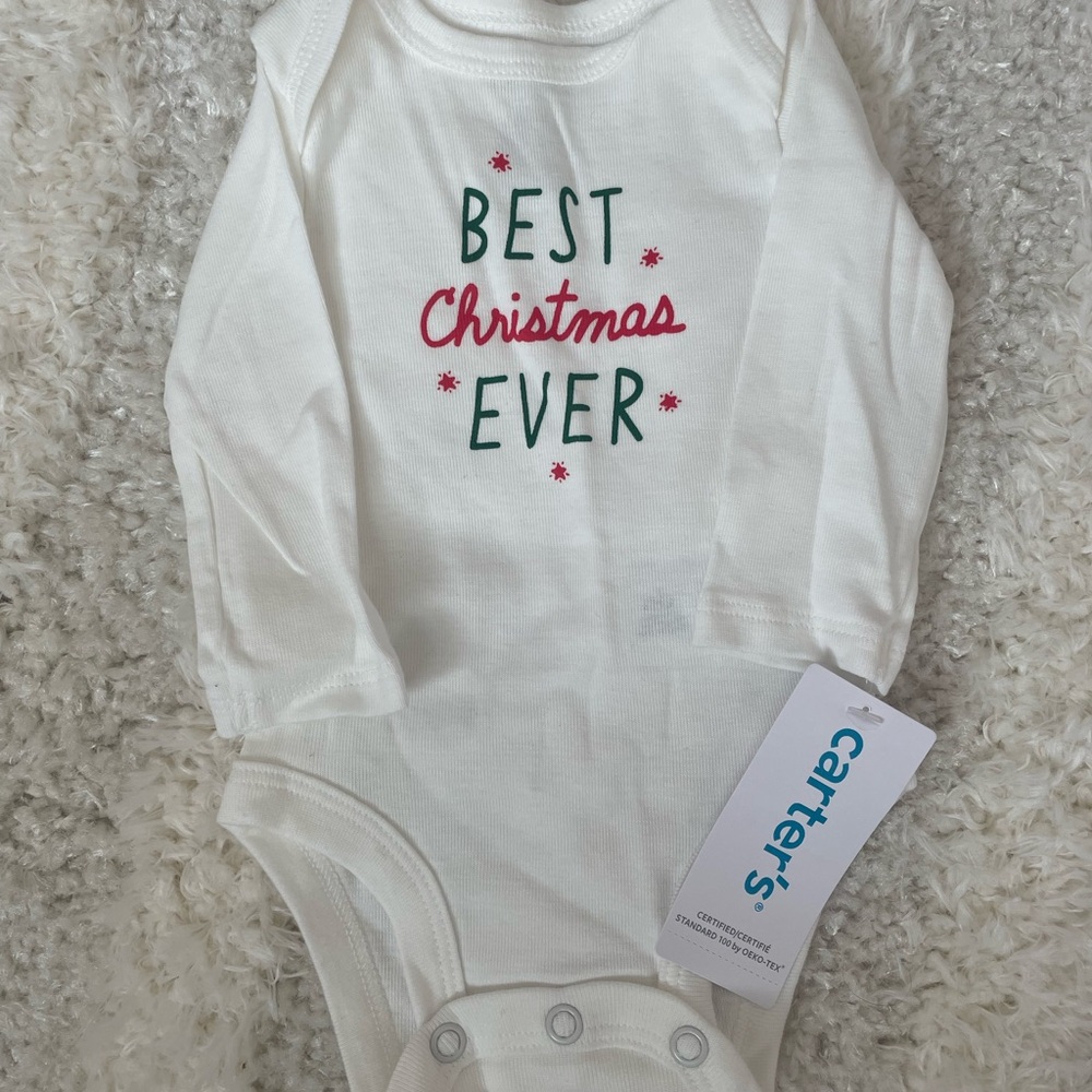 NWT Carters first Christmas outfit size newborn
